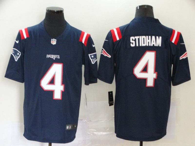 Men Houston Texans 4 Stidham Blue Nike Vapor Untouchable Stitched Limited NFL Jerseys